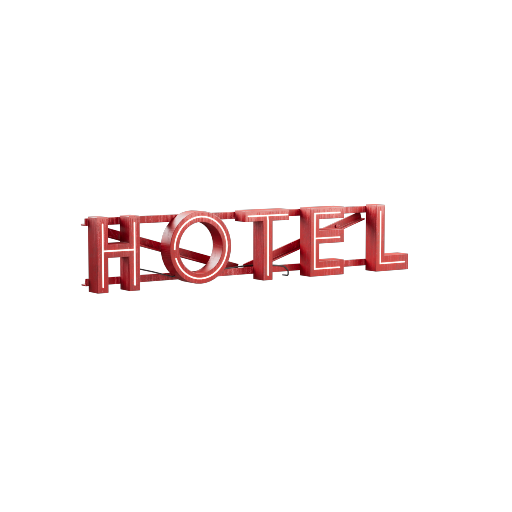 Neon Hotel Sign 2