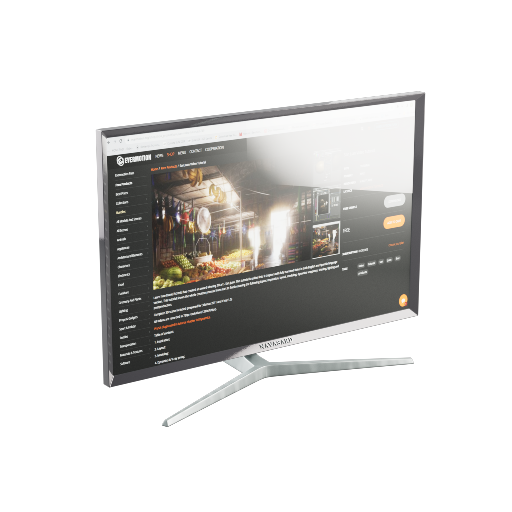 Computer Monitor 3 Silver Base
