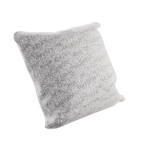 Gray Throw Pillow 1