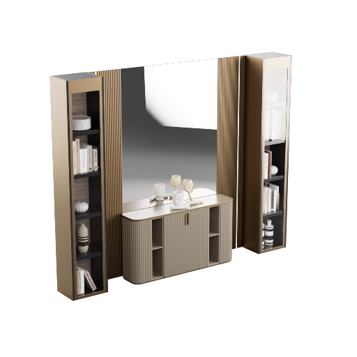 Display Cabinet Set 1 Styled