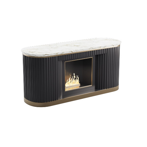 Electric Fireplace Sideboard 1