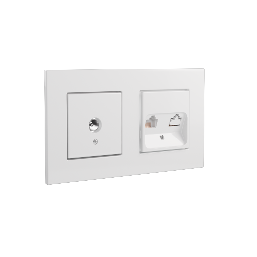 Outlet 1 Coax LAN