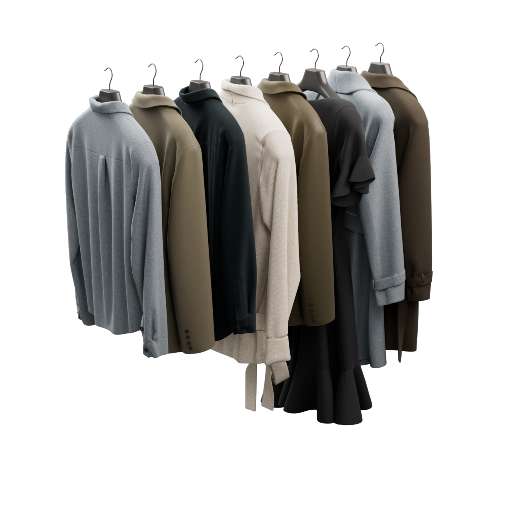 Hanging Garments 2 Women