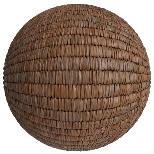 Basketweave 4 Brown - 40 cm Disp 12 mm