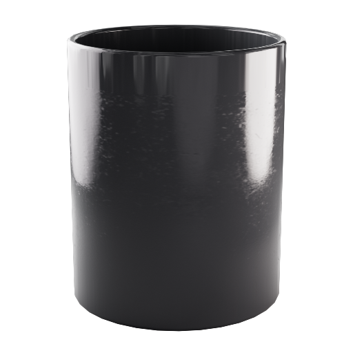 Black Ceramic Cup 1