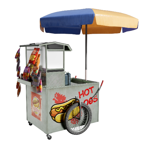 Hot Dog Cart 1