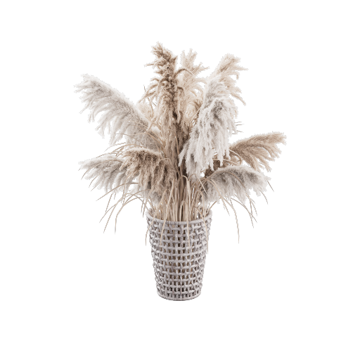 Floor Vase Pampas Grass