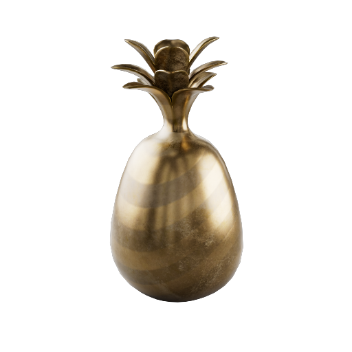Decor Metal Pineapple