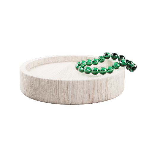 Round Wooden Tray 2