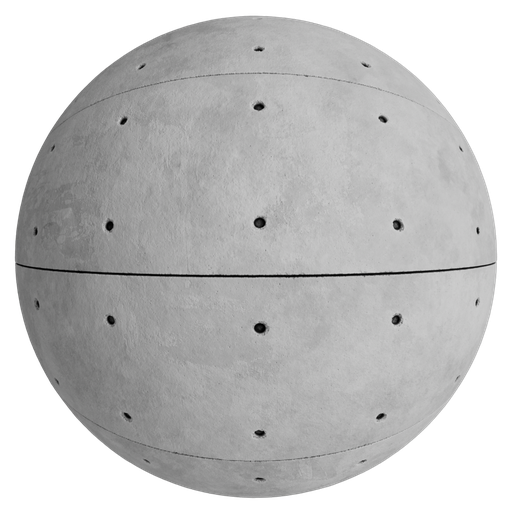 Concrete Panel 2 Neutral - 3 m Disp 3 cm