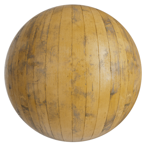 Old Wood 1 Yellow - 50 cm Disp 2 mm