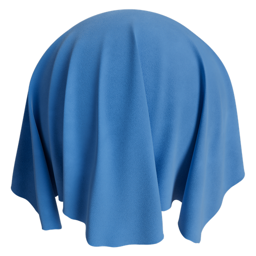 Velour 1 Blue - 1 m Disp 1 mm