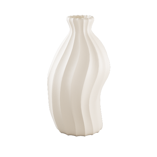 Fluted Ceramic Vase 1