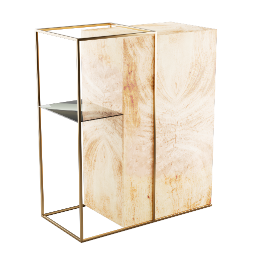 Sculptural Monolith Display