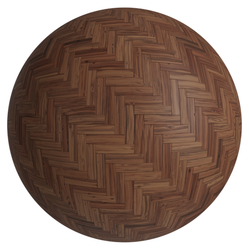 Woodfloor Walnut Herringbone 1 - 4 m Disp 1 mm