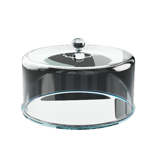 Glass Cake Container 1