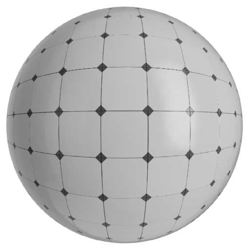 Ceramic Tiles Pattern 3 Octagon - 1 m Disp 3 mm