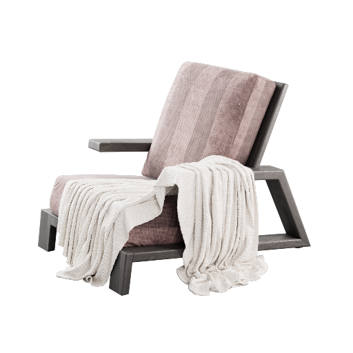 Outdoor Armchair 7 Draped