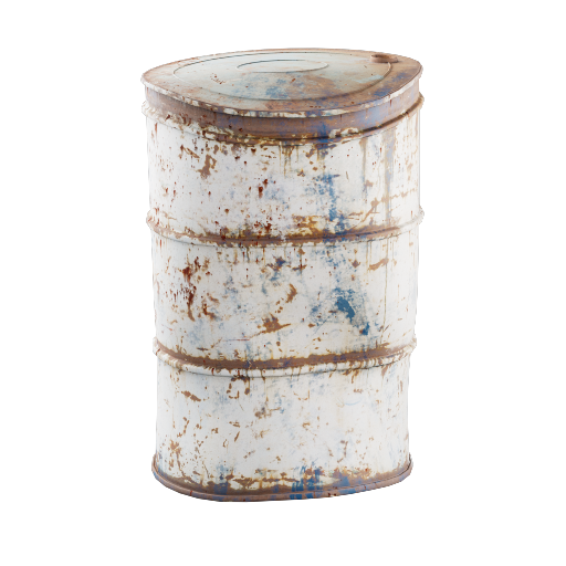 Old Metal Barrel 2