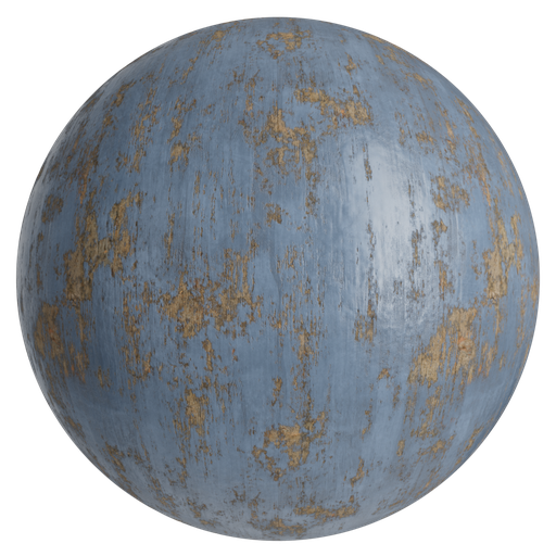 Old Wood 2 Blue - 1 m Disp 2 mm