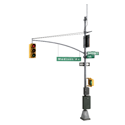 Traffic Light Pole 3