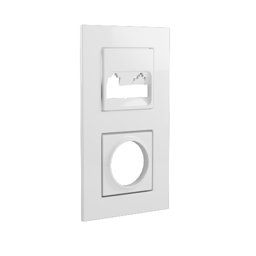 Double Outlet 1 LAN Vertical