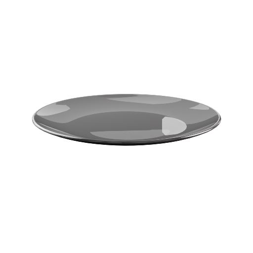 Black Ceramic Plate