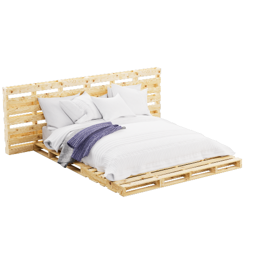 Pallet Platform Bed 1