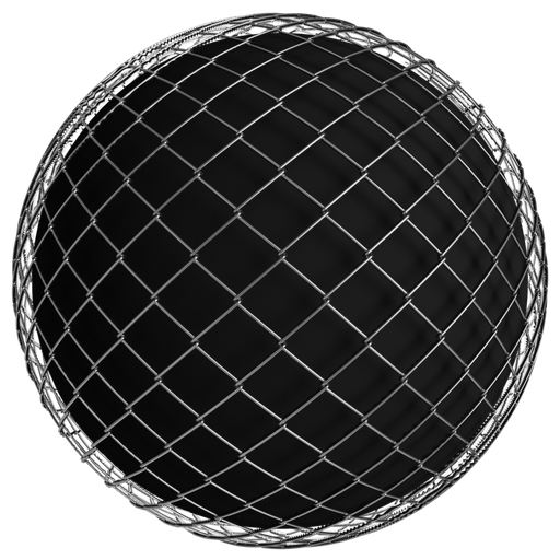 Fence Chain Link 1 Silver - 50 cm Disp 5 mm