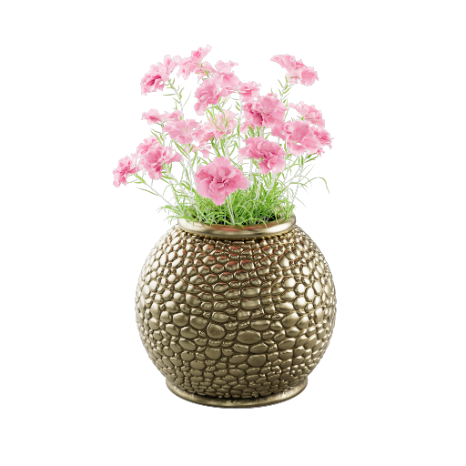 Potted Pink Carnations