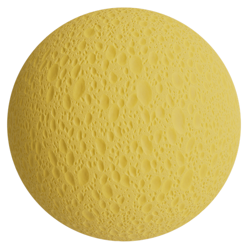 Sponge 1 Yellow - 12 cm Disp 1 mm