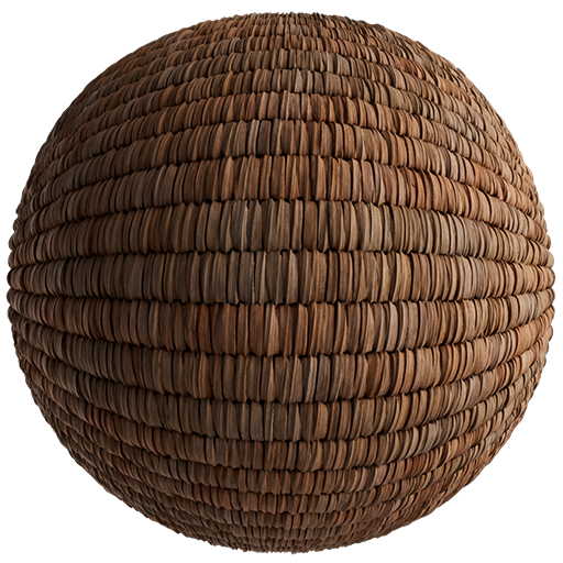 Basketweave 04 Brown 40cm Disp 1.2cm