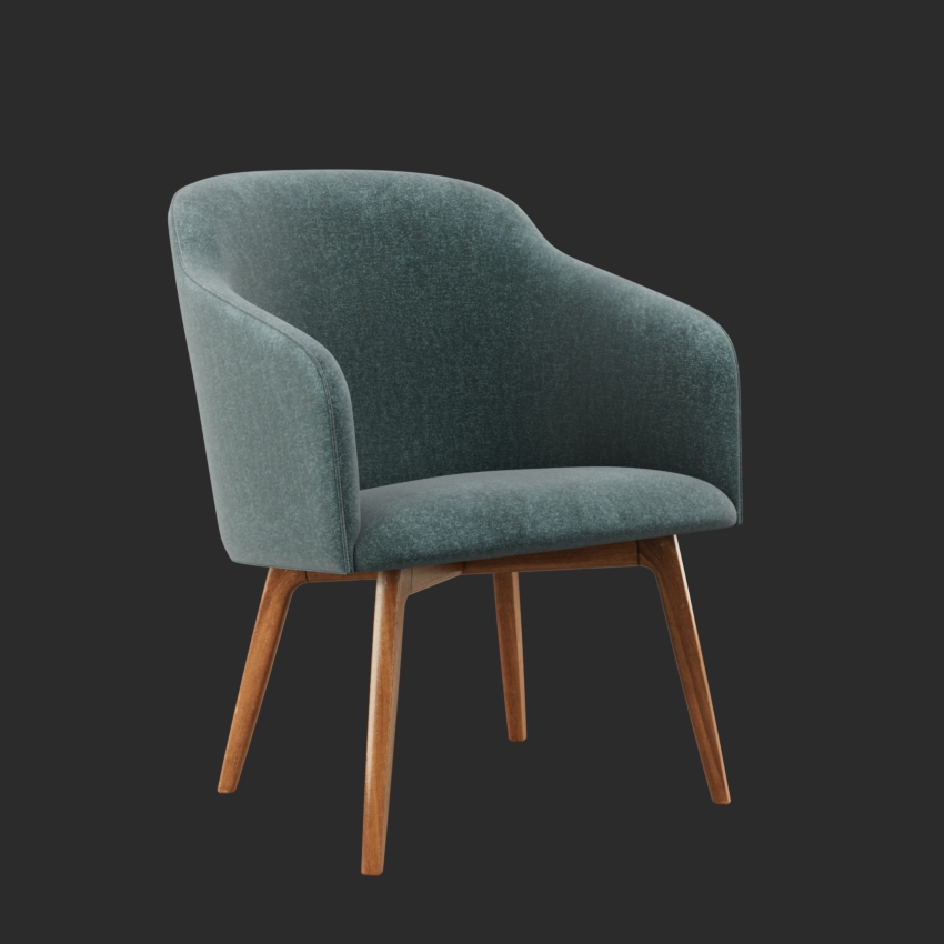Armchair 01 - Blue