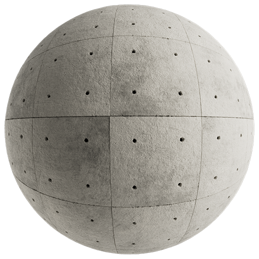 Concrete Panel 001 Warm 400cm Disp 3.0cm