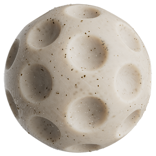 Soap Handcraft 01 White 8cm Disp 0.06cm
