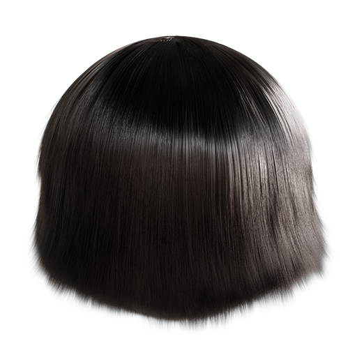 Natural Hair Silky 01 Black