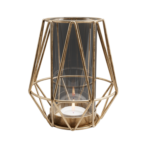 Contemporary Candle Holder 15cm