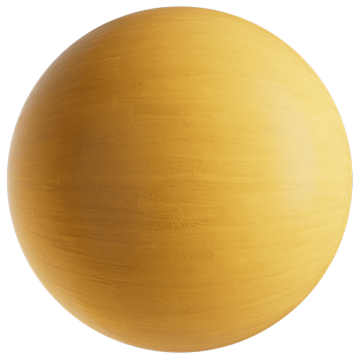 Wood Painted Glossy 001 Yellow 200cm