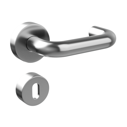 Door_Lever 010 Curved - Keyed