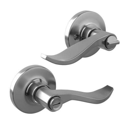 Door Handle 050 Curved - Turn Lock