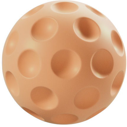 Toy Plastic Hard 01 Orange Pastel