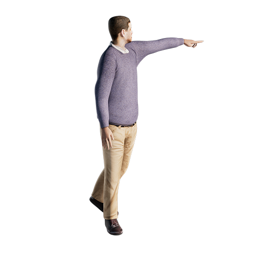 Casual 01b - Point At