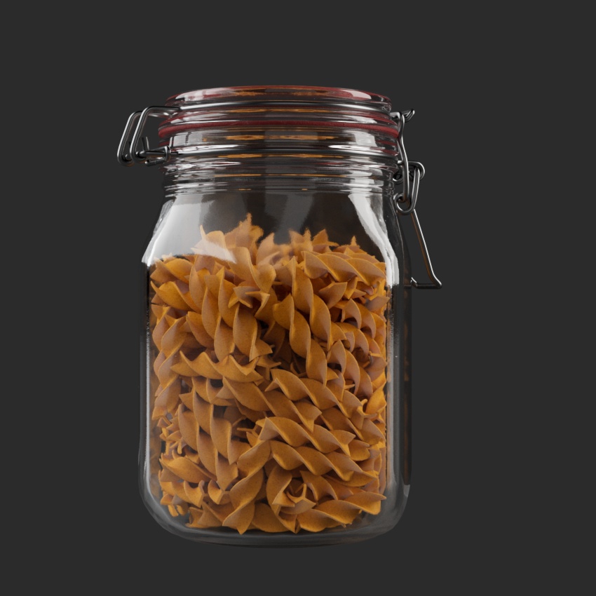 Glass Jar - Hexagonal