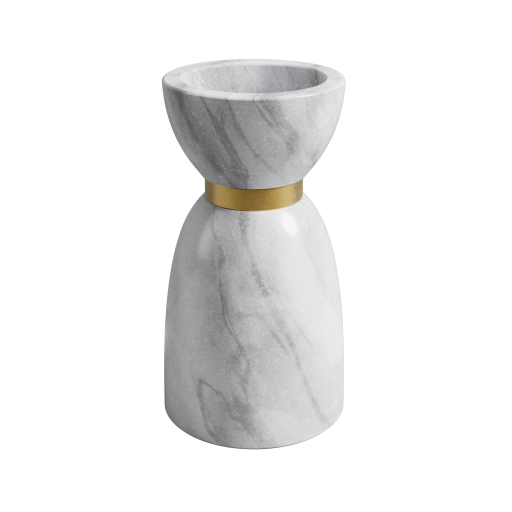 Stone Candle Holder 16cm