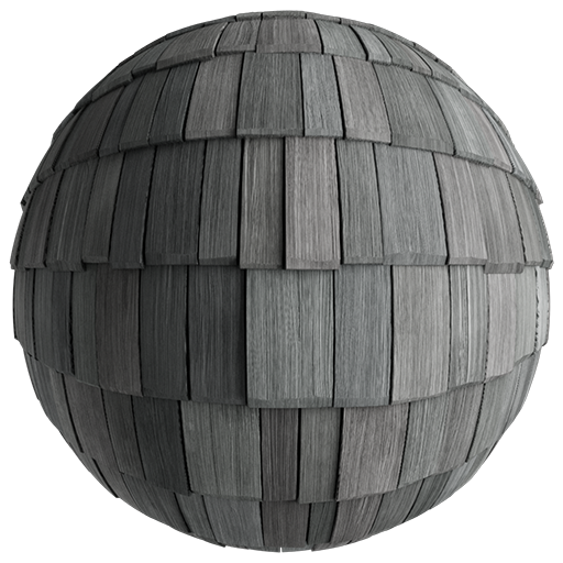 Rooftiles Wood Shingles 001 Grey 360cm Disp 4.0cm