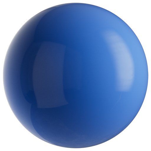 Plastic Glossy 001 Blue