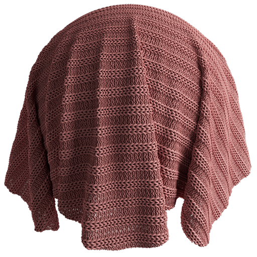 Wool Knit 05 Pink 100cm Disp 0.5cm