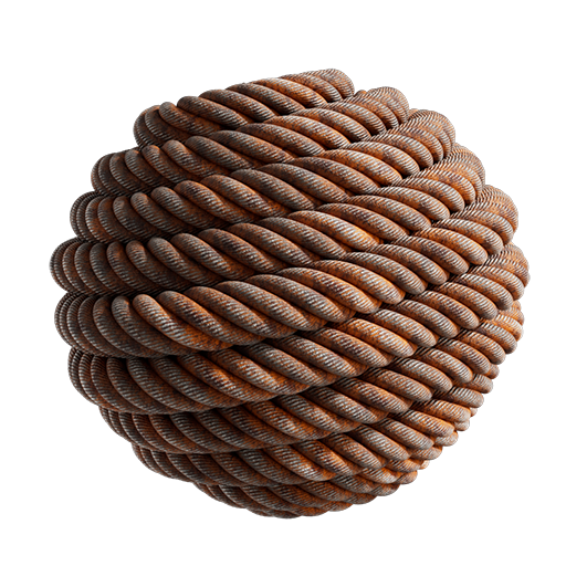 Steel Rope Rust 01 Half 3cm Disp 0.15cm