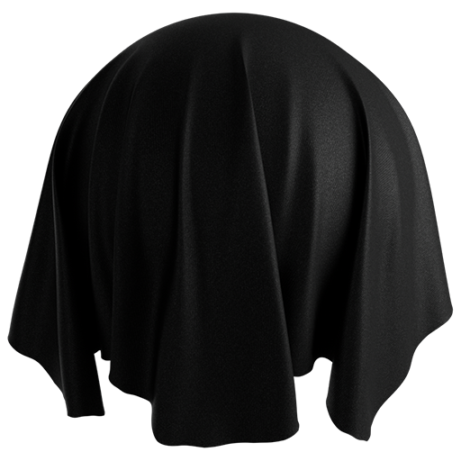 Satin 001 Black 100cm