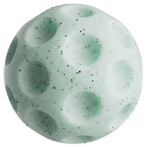 Soap Handcraft 01 Turquoise 8cm Disp 0.06cm
